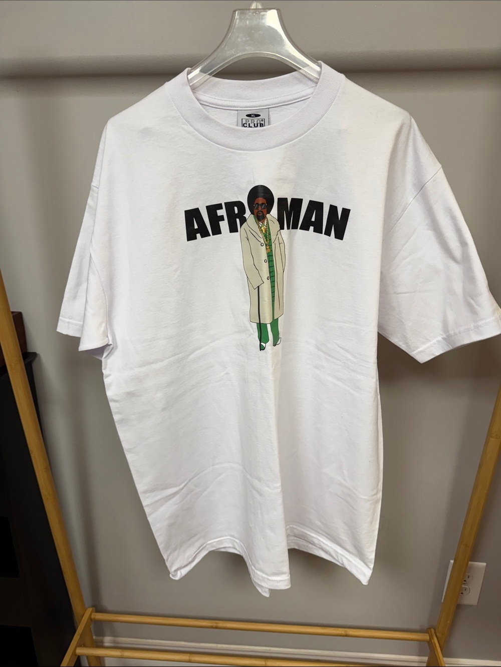 AFROMAN Graphic Short Sleeve Tee - White
